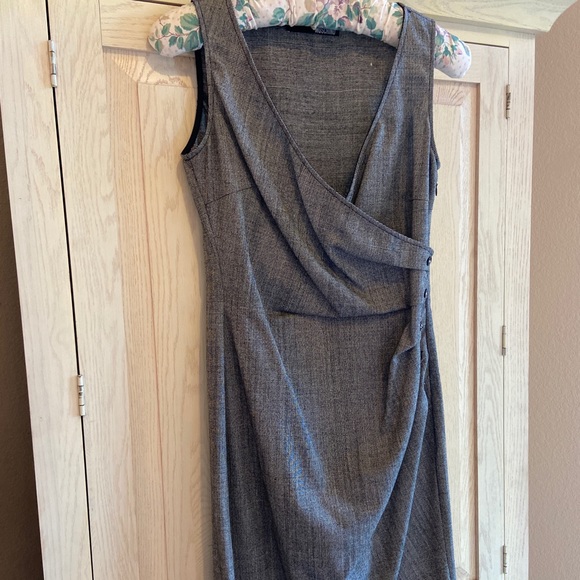 Love Moschino Wool V-Neck Wrap Dress | Size 4 - Picture 1 of 11